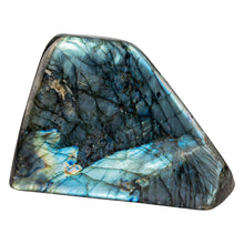 Load image into Gallery viewer, Labradorite Freeform five pounds on a white background front facing angle - Down to Earth