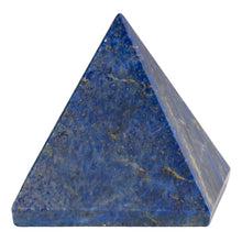Load image into Gallery viewer, 2" Lapis Pyramid different variation on a white background - Down to Earth
