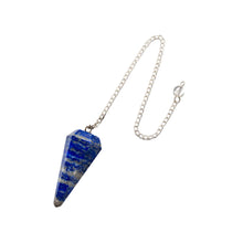 Load image into Gallery viewer, Lapis Lazuli Faceted Pendulum - Down To Earth