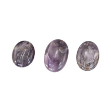 Load image into Gallery viewer, Large Amethysts Palm Stones on a white background - Down to Earth