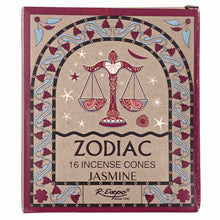 Load image into Gallery viewer, Libra Jasmine Zodiac Incense Cones - Down To Earth