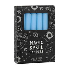 Load image into Gallery viewer, Light Blue Peace Spell Candles - Down To Earth