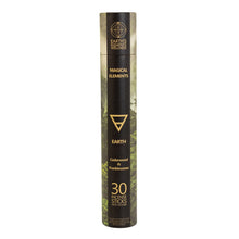 Load image into Gallery viewer, Magical Elements Incense Sticks w/Burner Earth front side of packaging displayed on a white background - Down To Earth