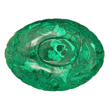 Load image into Gallery viewer, Malachite Oval Bowl Bottom View - Down To Earth