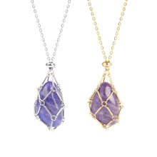 Load image into Gallery viewer, Metal Adjustable Crystal Cage Necklaces - Down To Earth