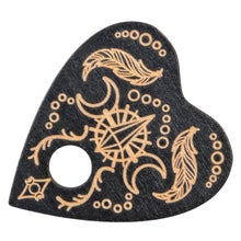 Load image into Gallery viewer, Crow & Crystal Mini Spirit Board on a white background - Down to Earth