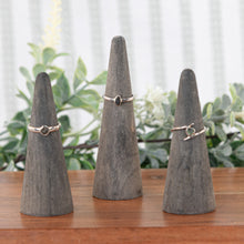 Load image into Gallery viewer, Moldavite Ring Group Photo on a style background - Down To Earth