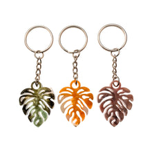 Load image into Gallery viewer, Monstera Leaf Resin Keychain - Down To Earth