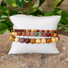Load image into Gallery viewer, Mookaite Crystal Energy Bracelets 4mm, 6mm and 8mm - Down To Earth