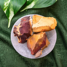 Load image into Gallery viewer, Mookaite Raw in Selenite Bowl - Down to Earth