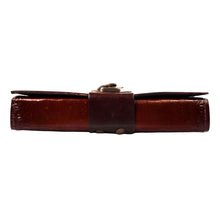 Load image into Gallery viewer, Moon Goddess Leather Journal Side - Down To Earth
