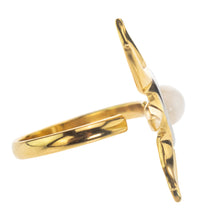 Load image into Gallery viewer, Moon & Sun Adjustable Ring Side Facing on a white background - Down To Earth
