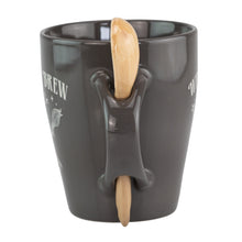 Load image into Gallery viewer, Mug Spoon Set Witches Coffee Side White Background - Down To Earth