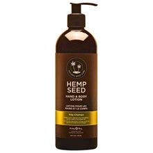 Load image into Gallery viewer, Hemp Seed Hand and Body Lotion Nag Champa 16oz. - Down To Earth