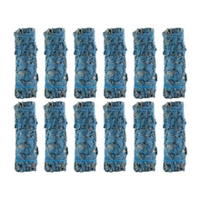 Load image into Gallery viewer, "Twelve Nag Champa White Sage smudge sticks on a white background," - Down to Earth.