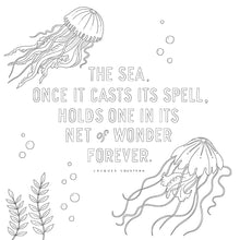 Load image into Gallery viewer, Nature's Wisdom: Coloring Our Beautiful World Coloring Page with Quote - Down To Earth