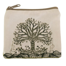 Load image into Gallery viewer, Natures Tree of Life Cosmetic Bag small front facing on a white background - Down To Earth