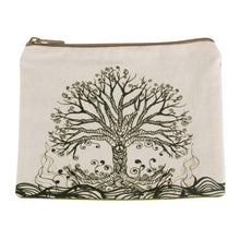 Load image into Gallery viewer, Natures Tree of Life Cosmetic Bag Large front facing on a white background - Down To Earth