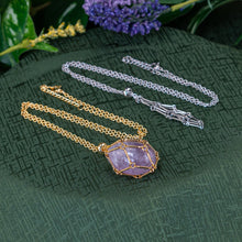 Load image into Gallery viewer, Adjustable Metal Crystal Holder Necklace group styled photo - Down to Earth