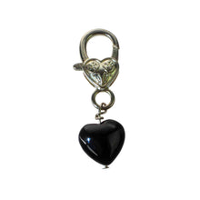 Load image into Gallery viewer, Black Obsidian Crystal Heart Pet Pendant - Down To Earth