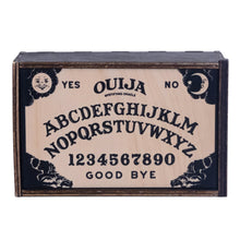 Load image into Gallery viewer, Ouija Board Wooden Box front facing on a white background- Down To Earth