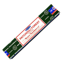 Load image into Gallery viewer, "Single pack of Patchouli Forest Incense Sticks on a white background," - Down to Earth.