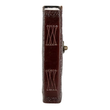Load image into Gallery viewer, Pentagram Leather Journal side facing displayed on a white background - Down To Earth
