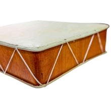 Load image into Gallery viewer, Peruvian Square Two-Sided Hand Drum Details - Down To Earth