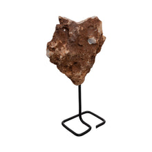 Load image into Gallery viewer, Pink Amethyst on Stand Back View - Down To Earth