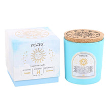 Load image into Gallery viewer, Pisces Zodiac Candle with Crystals and Matching Gift Box - Down To Earth