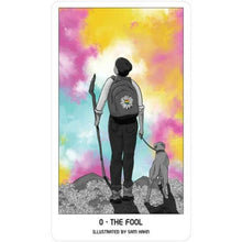 Load image into Gallery viewer, Pride Tarot Deck The Fool Card - Down To Earth