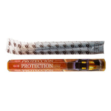 Load image into Gallery viewer, "HEM Protection 20pk Incense Sticks with the contents removed from the packaging on a white background," - Down to Earth.