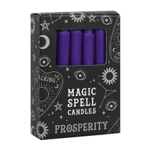 Load image into Gallery viewer, Purple Prosperity Chime Candles - Down To Earth