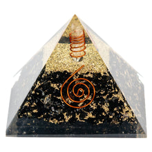 Load image into Gallery viewer, Orgonite Crystal Pyramid Black Tourmaline - Down to Earth