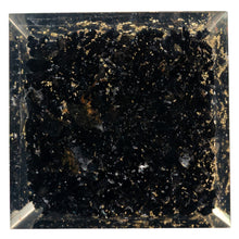 Load image into Gallery viewer, Orgonite Crystal Pyramid Black Tourmaline bottom side - Down to Earth