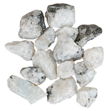 Load image into Gallery viewer, Raw Rainbow Moonstone on a white background - Down To Earth