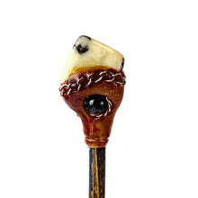 Load image into Gallery viewer, Rainbow Moonstone Crystal Hair Stick - Down To Earth