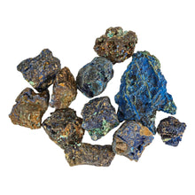 Load image into Gallery viewer, Azurite Raw 1lb displayed on a white background - Down to Earth