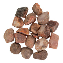 Load image into Gallery viewer, Carnelian Raw crystals displayed on a white background - Down to Earth
