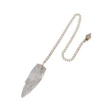 Load image into Gallery viewer, Raw Clear Quartz Pendulum - Down To Earth