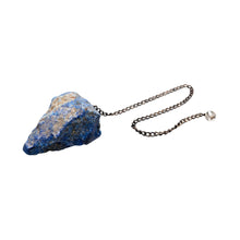 Load image into Gallery viewer, Raw Lapis Lazuli Pendulum Skewed - Down To Earth