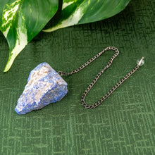 Load image into Gallery viewer, Raw Lapis Lazuli Pendulum Styled - Down To Earth Crystal Pendulum Divination Tools