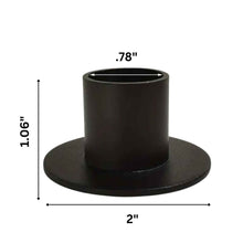 Load image into Gallery viewer, Photo showing the measurements of the ritual candle holders sold by Down to Earth. - Down to Earth.