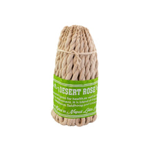 Load image into Gallery viewer, "Desert Rose Rope Incense Bundle on a white background," - Down to Earth.