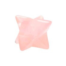 Load image into Gallery viewer, Rose Quartz Crystal Merkaba - Down To Earth