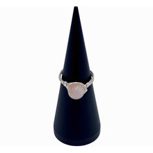 Load image into Gallery viewer, Rose Quartz Wire Wrapped Ring - Down To Earth