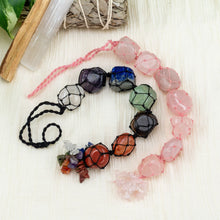 Load image into Gallery viewer, Rose Quartz Car Mobile in a Bowl - Down To Earth