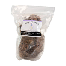 Load image into Gallery viewer, "Bag of Rose of Jericho flowers with 'Down to Earth' label on a white background," - Down to Earth.