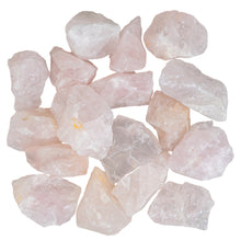 Load image into Gallery viewer, Raw Rose Quartz on a white background - Down To Earth