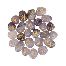 Load image into Gallery viewer, Amethyst Rune Set studio picture - Down to Earth